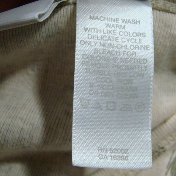 Liz Claiborne Olive Green and Cream Animal Print Twinset 100% Cotton Leopard - Picture 7 of 7